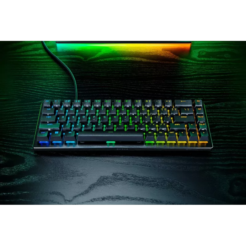Razer Huntsman V3 HE Magnetic Mini 65% Kabelgebundene Analog-Optische Gaming-Tastatur - Schwarz