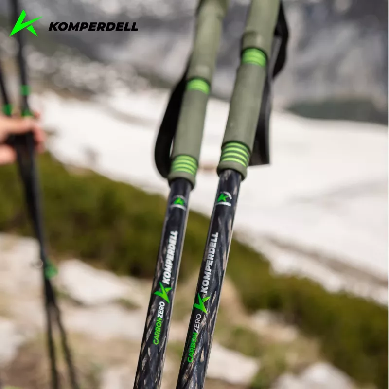 Komperdell Carbon Pro Zero Trekkingstöcke, Grün