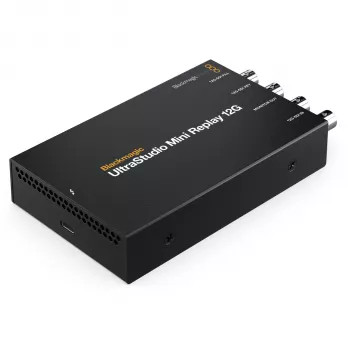 Blackmagic Design UltraStudio Mini Replay 12G - Thunderbolt 3 Capture & Wiedergabe, 12G-SDI, HDMI 2.0, 4Kp60, HDR, Bus-betrieben