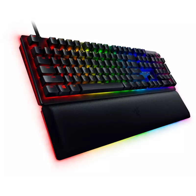 Razer Huntsman V2 kabelgebundene Gaming-Tastatur, Analog Optical Switches, US-Layout, RGB, schwarz (RZ03-03610100-R3M1)