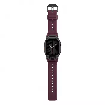 Skinarma Talon Armband für Apple Watch Ultra 49mm Burgunderrot