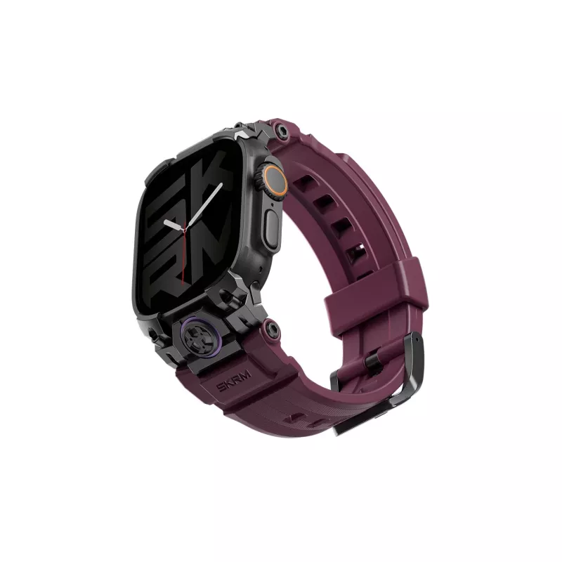 Skinarma Talon Armband für Apple Watch Ultra 49mm Burgunderrot