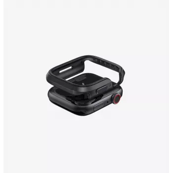 UNIQ Valencia Case für Apple Watch 46 mm, Midnight Black Uni001443