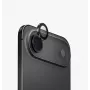 UNIQ Optix Aluminium Kameraobjektivschutz mit Applikator für Apple iPhone Air, Schwarz
