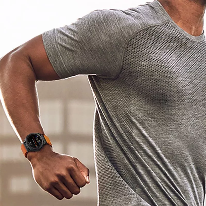 TECH-PROTECT NYLON PRO Armband für Garmin Fenix 5 / 6 / 6 Pro / 7, 22 mm QuickFit, Militärgrün
