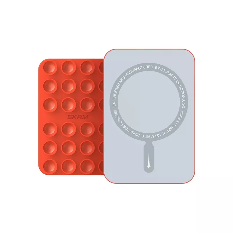 SKINARMA Stax MagSafe-Saugnapf-Halterung für Telefon Orange