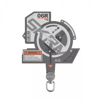 SKINARMA Ekho Universal Lanyard Adapter Patch Grau