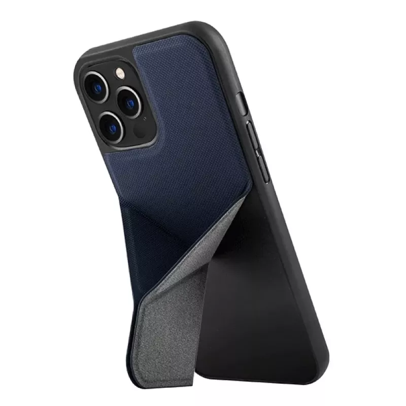 UNIQ Transforma Folio-Hülle für iPhone 12 Pro Max - Elektrisch Blau