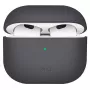 UNIQ Lino Silikonhülle für AirPods der 3. Generation, Aschgrau