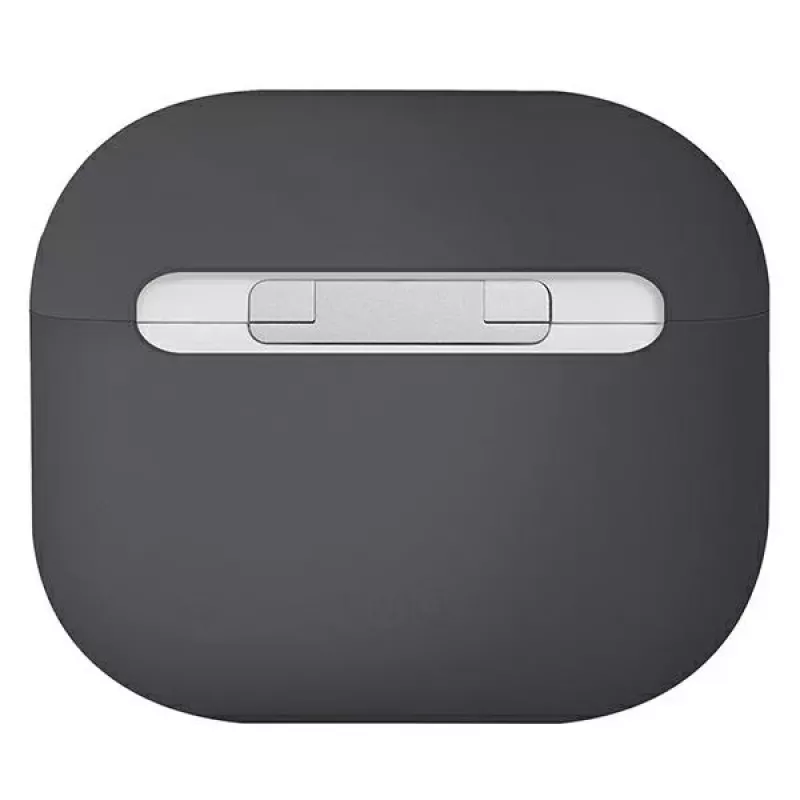 UNIQ Lino Silikonhülle für AirPods der 3. Generation, Aschgrau