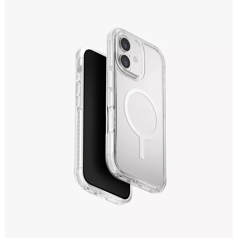 UNIQ Combat Hülle für iPhone 17 mit MagClick-Ladefunktion - Schwarz