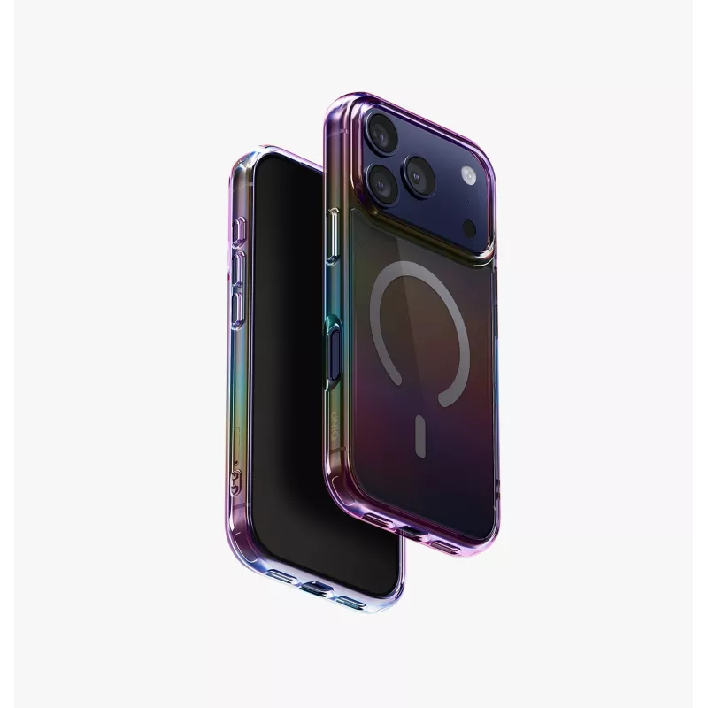UNIQ Iridescia Magclick Ladecase für iPhone 17 Pro - Holo Quartz