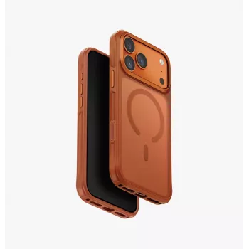 UNIQ Veren MagClick Ladehülle für iPhone 17 Pro Max, Orange