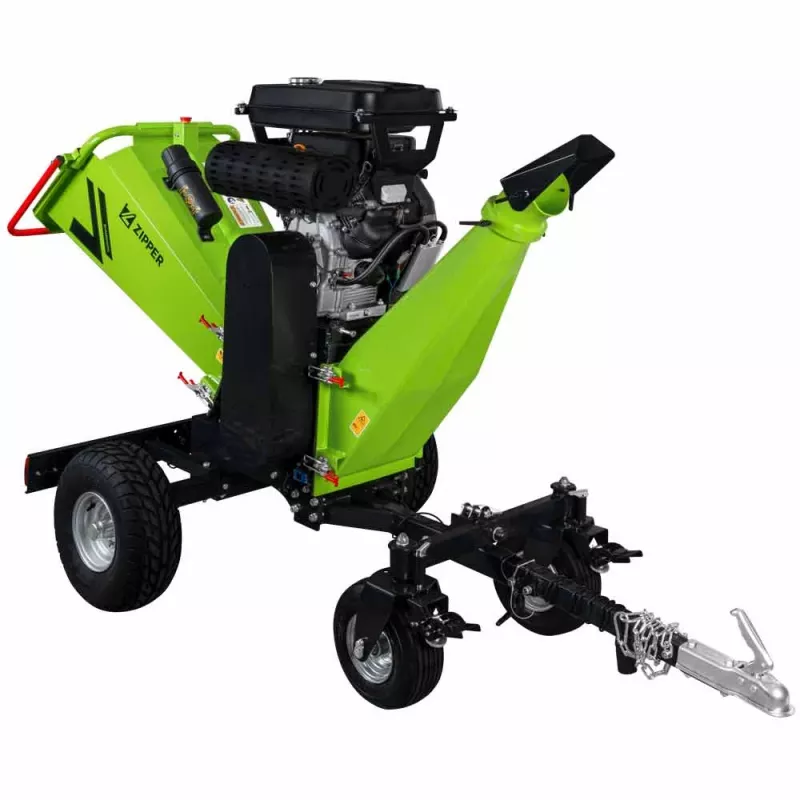 Zipper ZI-HAEK35000 12,5 PS Benzin-Gartenhäcksler mit 100 mm Astkapazität