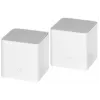 Tenda MX3 (2er-Pack) AX1500 Whole-Home-Mesh-WLAN-6-System, Dualband, 2 Gigabit-Ports pro Einheit, Weiß