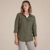 Craghoppers Damen NosiLife Adventure Langarmhemd III - Wild Olive - XL