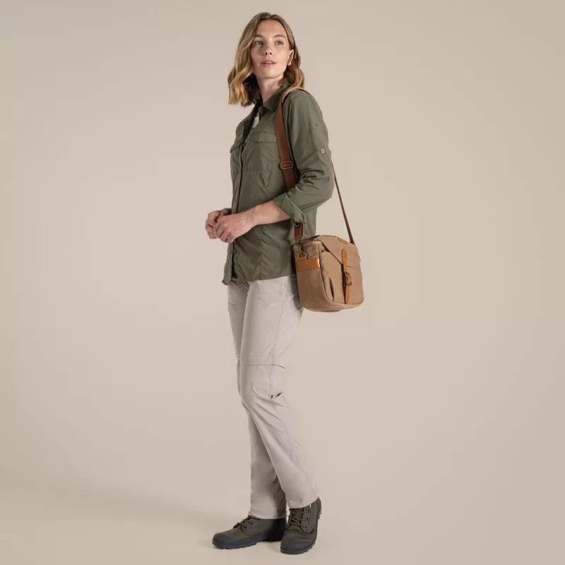 Craghoppers Damen NosiLife Adventure Langarmhemd III - Wild Olive - XL