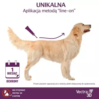 Ceva Vectra 3D Spot-On-Lösung für Hunde 1,5-4 kg – 3 Pipetten (Gelb)