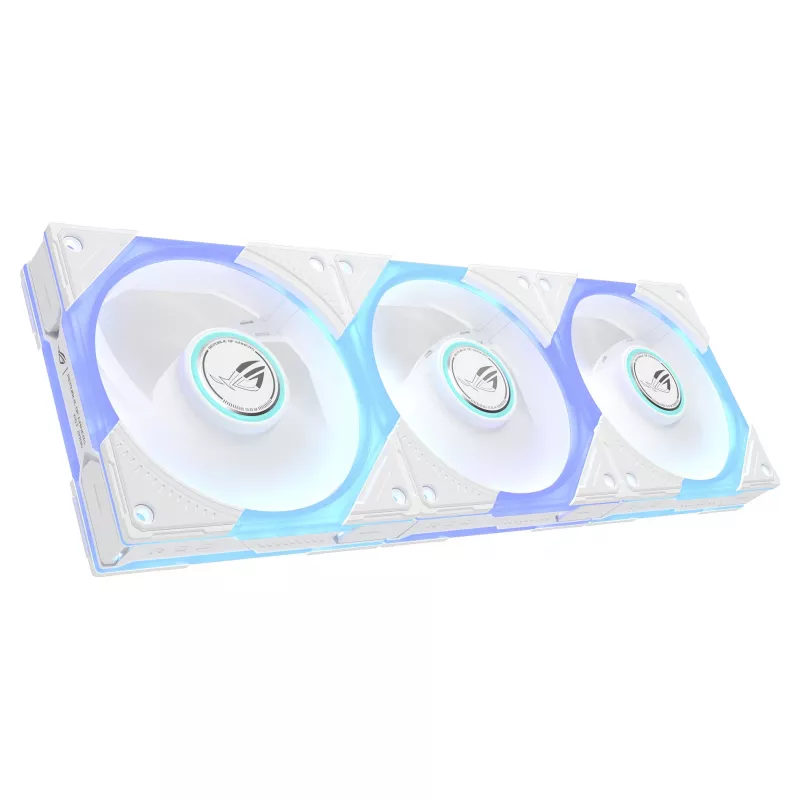 ASUS ROG Eurux GR120 ARGB Reverse-Lüfter, 120 mm, 3er-Pack, Weiß (90DA00K3-B09020)