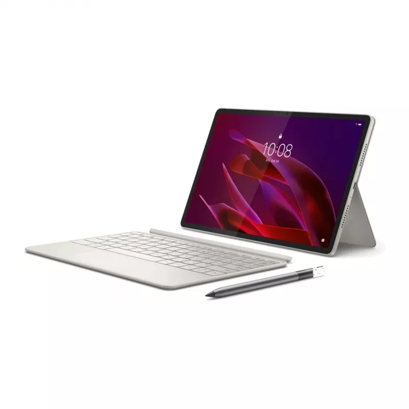 Lenovo Yoga Tab Silber Folio-Hülle mit Ständer und Magnetverschluss