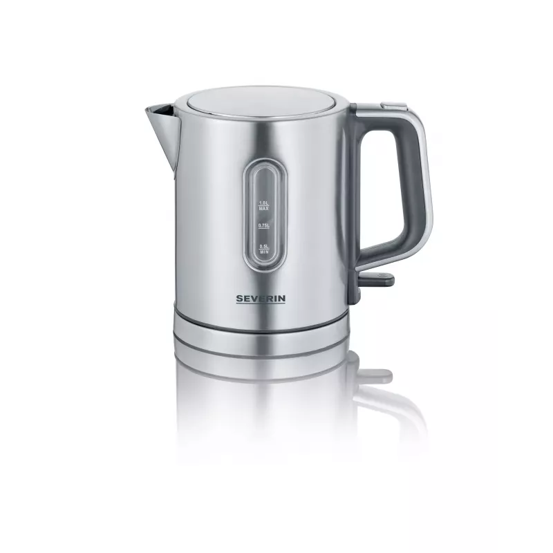 Severin WK 3401 Edelstahl-Wasserkocher 1,7 L 2200 W Silber