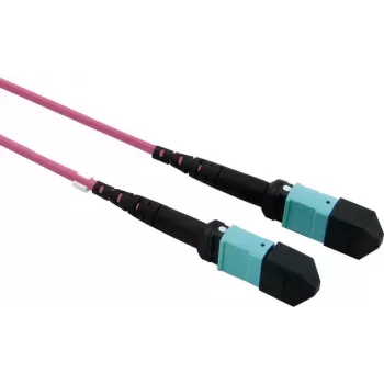 VALUE MPO-Trunkkabel 50/125µm OM4, MPO/MPO, Typ A, Violett, 15 m