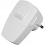 Kopp Schuko-Winkelstecker mit Schalter, Weiß, 16 A, IP20