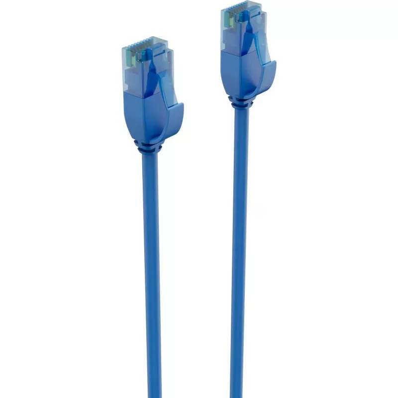 ShiverPeaks BASIC S- Slim Patchkabel Cat.6 U/UTP 3m Blau
