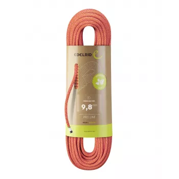 Edelrid Heron Eco Dry 9.8 mm 70 m Dynamisches Kletterseil - Fire