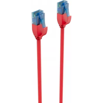 ShiverPeaks BS08-22014 Cat.6 U/UTP Slim Patchkabel, Rot, RJ45, 1 Gbit/s, 250 MHz