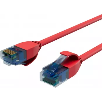ShiverPeaks BASIC-S Slim Cat6 U/UTP Patchkabel, 3,0 m, Rot