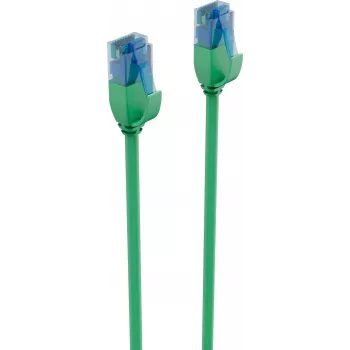 ShiverPeaks BASIC-S Slim Cat.6 U/UTP Patchkabel, 5,0 m, Grün