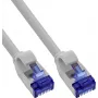 90er-Pack InLine Slim Cat.6A S/FTP LSZH Patchkabel, 2m, Grau