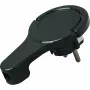 HEINRICH KOPP 172005030 Schuko Flachstecker mit Halterung, 3x1,5 mm², Schwarz