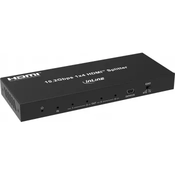 InLine® Video-Splitter, 1x4, HDMI 4K/30Hz (57887B)