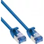 InLine® Slim Patchkabel, U/FTP PiMf, Cat.6A, Blau, 3 m