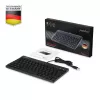 Perixx PERIBOARD-326 DE Beleuchtete USB-Tastatur, kabelgebunden, Schwarz