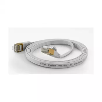 WANTEC 7004 Cat6a F/UTP Patchkabel, 0,5 m, RJ-45, 10 Gbps, Schwarz