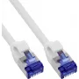 INLINE B-74914W Slim Cat.6A S/FTP LSZH Patchkabel, Weiß, 1,5m, 100er-Pack