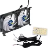 Titan TTC-SC22(A)/V2+ Doppelter Kühlschranklüfter 92x25mm IP55 für Camping