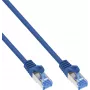 INLINE B-72602B 50er-Pack Cat.6A S/FTP LSZH Patchkabel, CCA, Blau, 2m