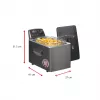 Fritel Turbo SF 4551M Fritteuse 3200 W 4,5 L Edelstahl Schwarz