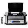 AKAI ATT-350CC Plattenspieler mit CD, Kassette, USB-Aufnahme und AM/FM-Radio