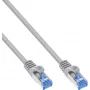 INLINE B-72601 Cat.6A S/FTP LSZH Patchkabel, CCA, Grau, 1m, 80er-Pack