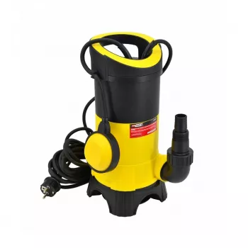 AWTOOLS AW Schmutzwasserpumpe 1100W Tauchpumpe für Schmutzwasser mit Schwimmerschalter, 15000 L/h, 10 m Förderhöhe, Edelstahl