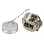 EFB Elektronik IP67DFKLCDM LC-Duplex-Durchführungskupplung, Metallgehäuse, Keramikhülse, M25