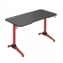 LogiLink Gaming-Schreibtisch 120x60 cm RGB roter Rahmen