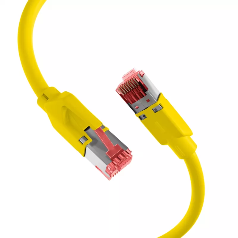 EFB Elektronik Cat.6A S/FTP LSZH RJ45 Patchkabel, 50m, Gelb