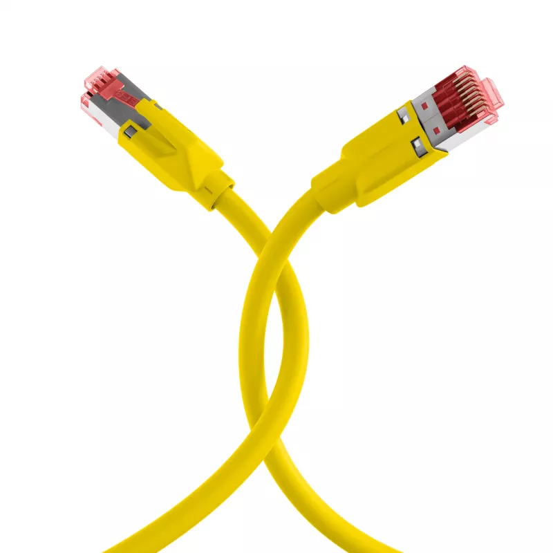 EFB Elektronik Cat.6A S/FTP LSZH RJ45 Patchkabel, 50m, Gelb