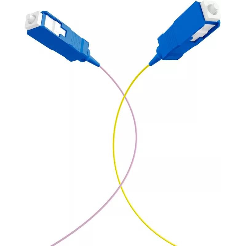 EFB Elektronik Glasfaser-Pigtail SC 9/125 OS2 12-Farben-Set 2m - Singlemode-Kabel/Adapter-Set